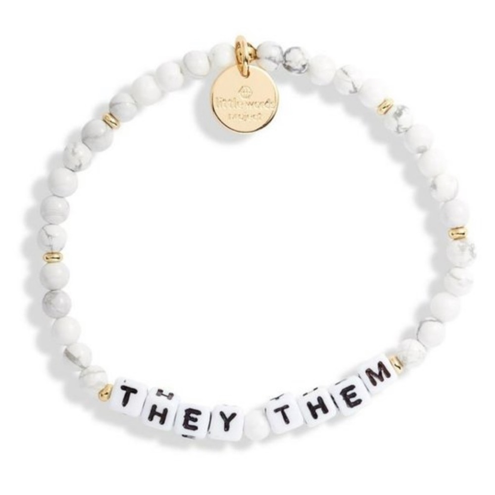 Little Words Project They/Them Bracelet